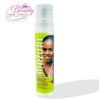 Mazuri Styling Mousse with Rosemary & Ginger Extract 237ml- Smooth & Volumize Hair
