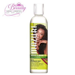 Mazuri Wave & Braid Curl Activator with Rosemary Mint 237ml- Define & Hydrate Curls