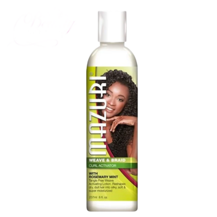 Mazuri Wave & Braid Curl Activator 237ml | Rosemary Mint Define & Hydrate