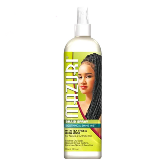 Mazuri Weave Spray 355ml | Shine & Detangling Mist with Tea Tree & Aloe