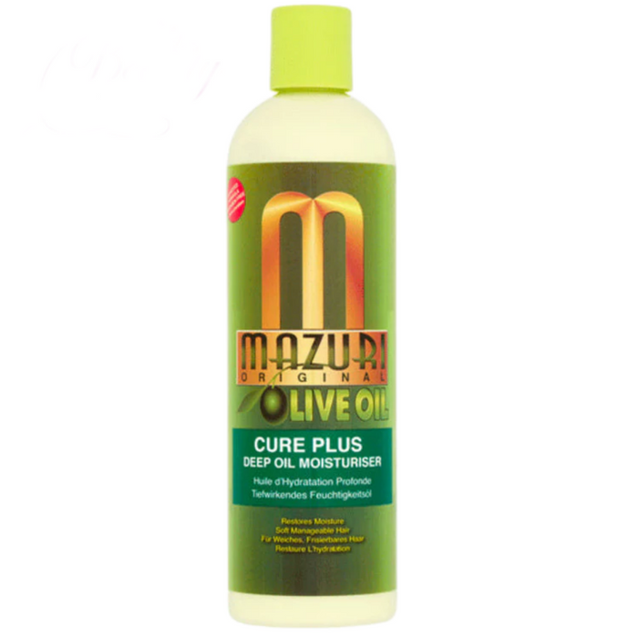 mazuri original olive oil cure plus deep oil moisturizer 355ml repair shine treatment for dry damaged hair
