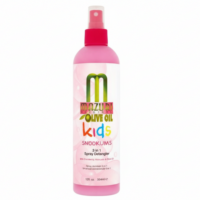 Mazuri Olive Oil Kids 3-in-1 Detangler Spray 354ml | Moisturize & Detangle Hair