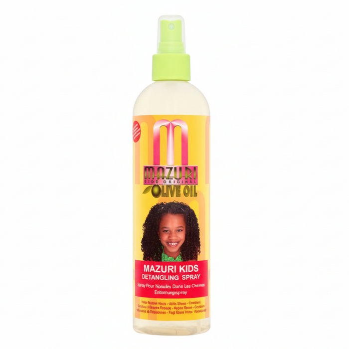 Mazuri Olive Oil Kids Detangling Spray 355ml | Silky Tangle-Free Hair Care