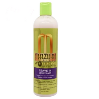 mazuri original olive oil leave-in conditioner 355ml hydrate soften protect frizz-free hair