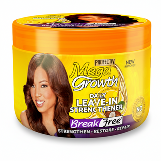 mega growth daily leave in strengthener anti breakage repair soft smooth healthy hair 425g