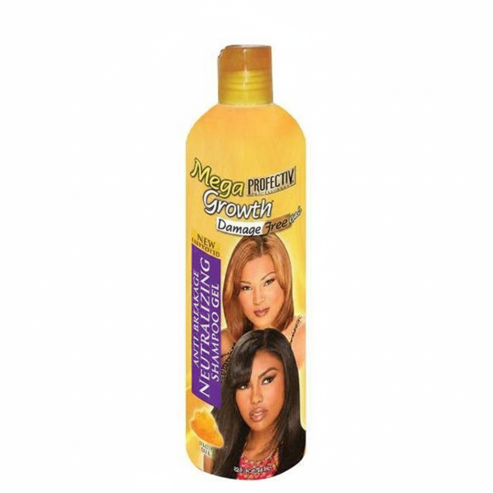 mega growth neutralizing shampoo gel anti breakage post relaxer care 354ml hair balance restore