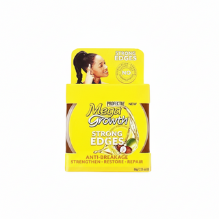 mega growth strong edges anti breakage edge cream smooth hold hairline styling 2.25oz