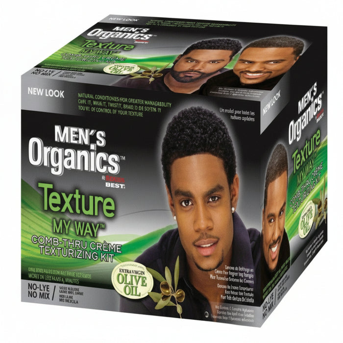 men’s texture my way comb-thru creme texturizing kit 1 complete application