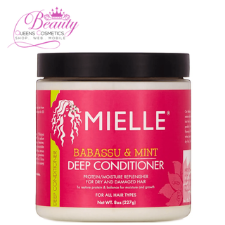 Mielle Babassu Oil & Mint Deep Conditioner 227g- Repair, Strengthen & Hydrate Hair