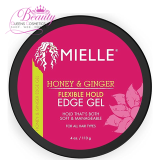 Mielle Honey & Ginger Edge Gel 113ml – Flexible Hold & Smooth Edges