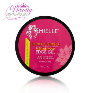 Mielle Honey & Ginger Edge Gel 4oz  Flexible Hold & Nourishment for Edges