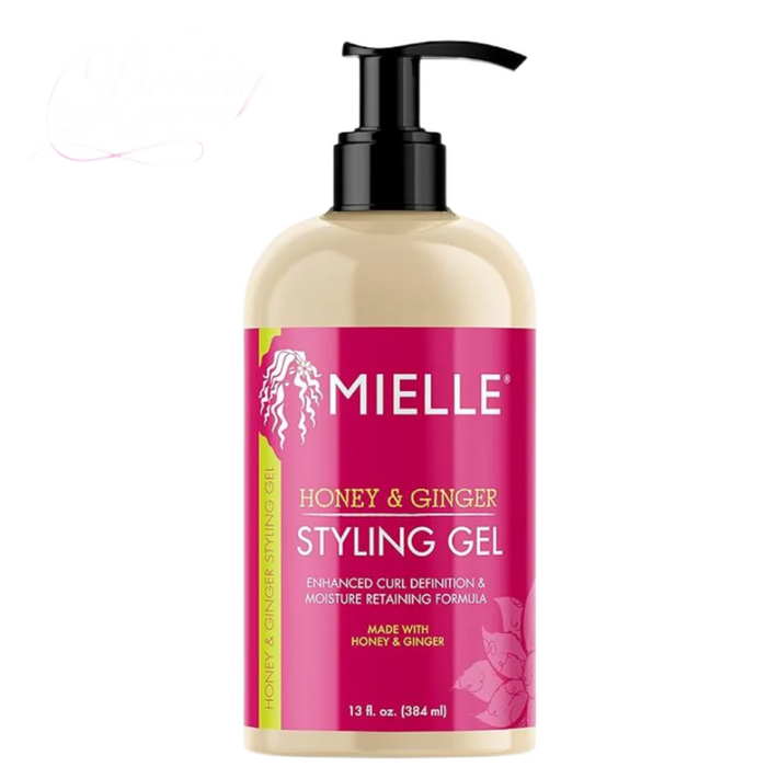 Mielle Honey & Ginger Styling Gel 13oz | Define Curls & Frizz Control