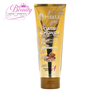 Mielle Oats & Honey Soothing Shampoo  8oz– Gentle Hydration for Sensitive Scalp