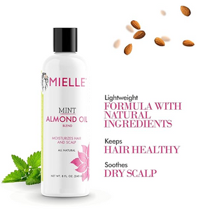 Mielle Mint Almond oil Moisturizes Hair & Scalp 240 ml/8.0 fl.oz