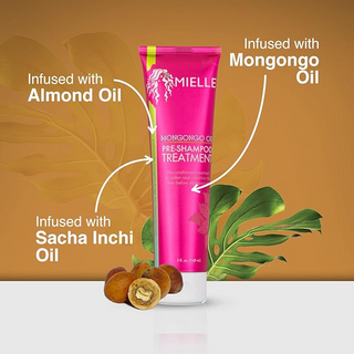 Mielle Organics Mongongo Oil Pre-Shampoo Treatment 5oz – Nourish & Soften Hair