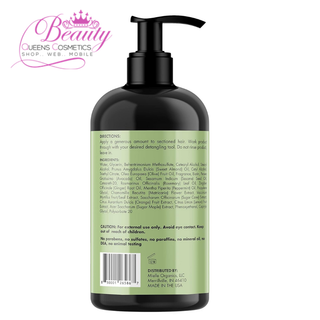 Mielle Organics Rosemary Mint Strengthening Leave-In Conditioner with Biotin – Hydrating Hair Moisturizer for Curly Hair 12oz