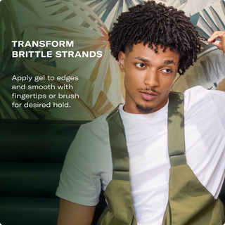 Mielle Rosemary Mint Strengthening Edge Gel 2oz  Smooth, Strengthen & Shine Naturally