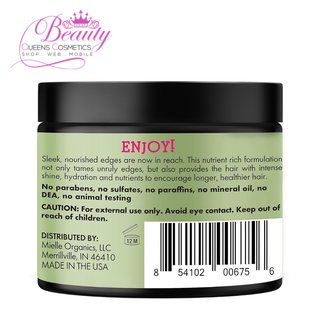 Mielle Rosemary Mint Strengthening Edge Gel 2oz  Smooth, Strengthen & Shine Naturally