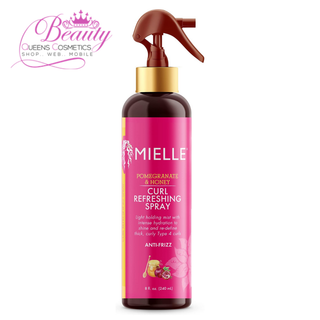 Mielle Pomegranate & Honey Curl Refreshing Spray 8 oz– Hydrate, Define & Reduce Frizz