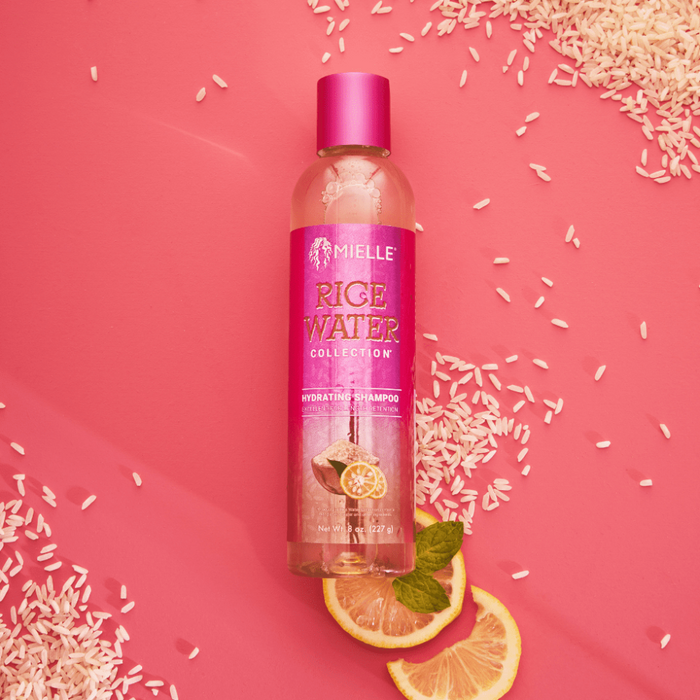 Mielle Rice Water Hydrating Shampoo 8oz | Strengthen, Shine & Repair Hair
