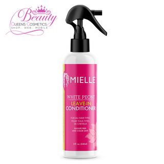 Mielle White Peony Leave-In Conditioner  8 oz– Lightweight, Moisturizing & Color-Safe