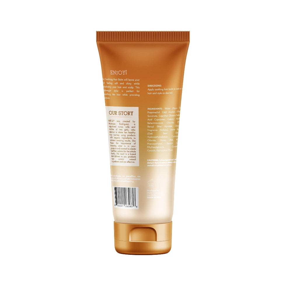 mielle oats and honey soothing hair balm 6oz anti frizz hydration sensitive scalp care styling balm for soft smooth hair