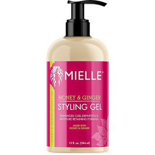 Mielle Organics Honey & Ginger Styling Gel 13oz – Curl Definition & Frizz Control