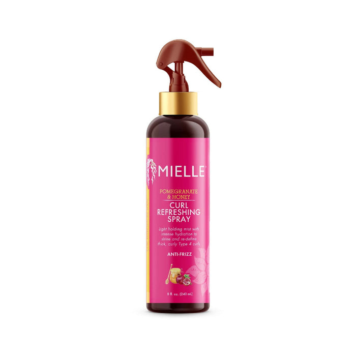 Mielle Pomegranate & Honey Curl Refreshing Spray 8oz | Hydrate & Define Curls