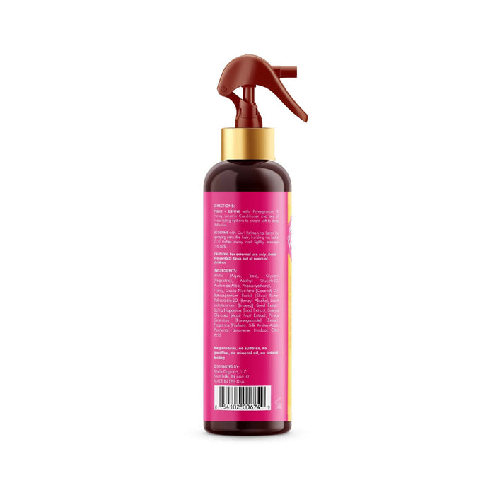 Mielle Pomegranate & Honey Curl Refreshing Spray 8oz | Hydrate & Define Curls