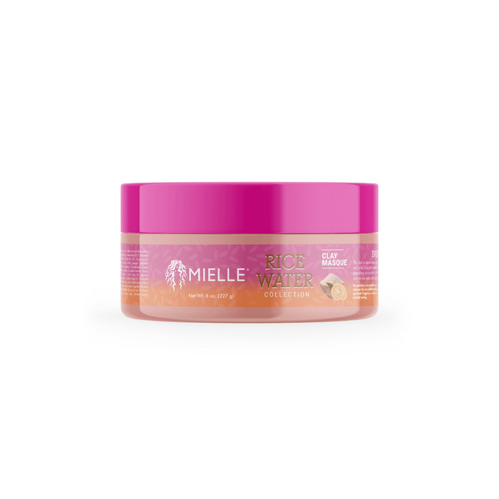 Mielle Rice Water Clay Masque 8oz | Deep Repair & Hydration Treatment