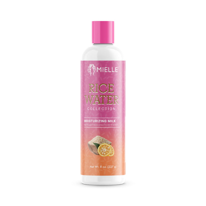 Mielle Rice Water Moisturizing Milk 8oz | Daily Hydrating Hair Moisturizer