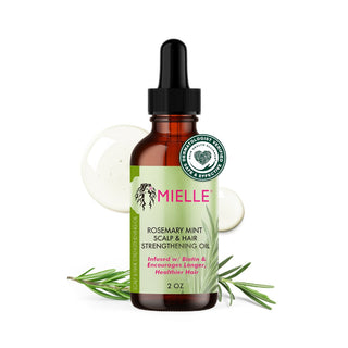 mielle rosemary mint scalp and hair strengthening oil 2oz soothe promote healthy hair growth lightweight nourishing treatment