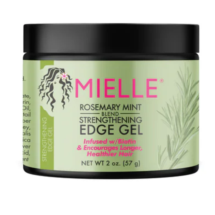 Mielle Rosemary Mint Edge Gel 2oz | Smooth, Strengthen & Shine Naturally