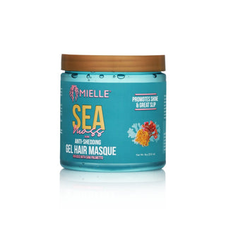 mielle sea moss anti shedding gel hair masque 8oz intense hydration strengthening hair mask for reducing shedding soft healthy hair