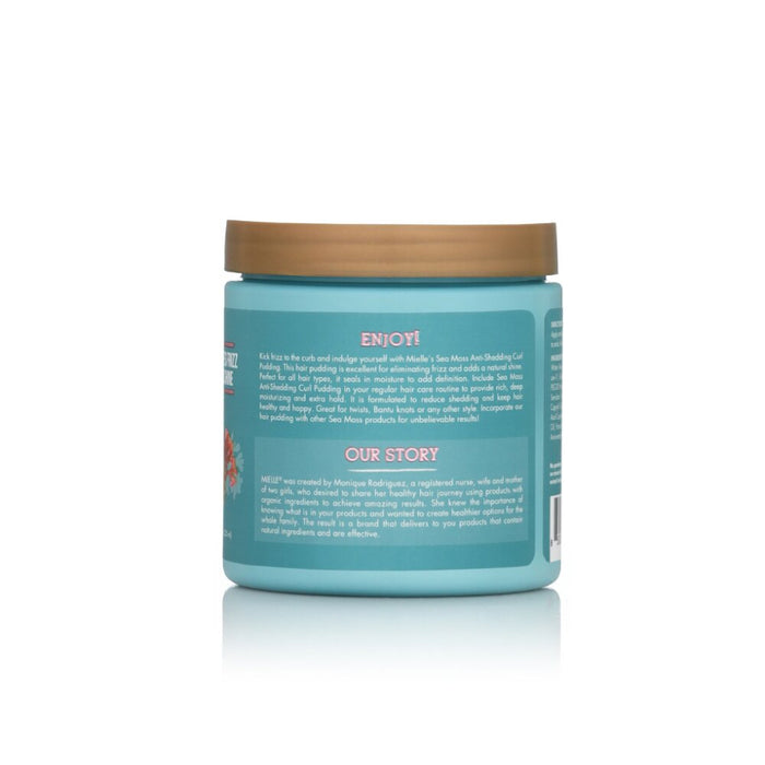 Mielle Sea Moss Curl Pudding 8oz | Anti-Shedding & Frizz Control Styling Cream