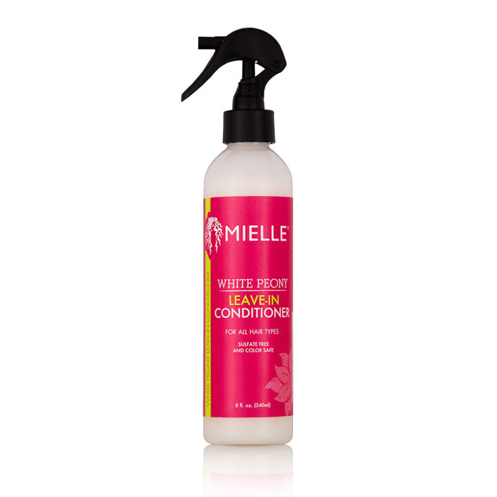 Mielle White Peony Leave-In Conditioner 8oz | Lightweight Moisturizing Hair Care