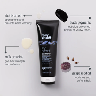 Milk Shake Icy Blond Conditioner 250ml for blonde toning anti brass care and hydration