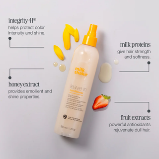 Milk Shake Leave In Conditioner 350ml for hydration detangling shine and color protection hair care
