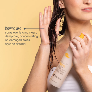 Milk Shake Leave In Conditioner 350ml for hydration detangling shine and color protection hair care
