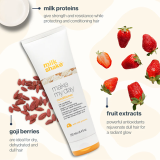 Milk Shake Make My Day Conditioner 250ml for lightweight hydration detangling and smooth hair care