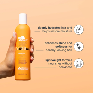 Milk Shake Moisture Plus Shampoo 300ml for dry hair hydration softness shine and daily cleansing care