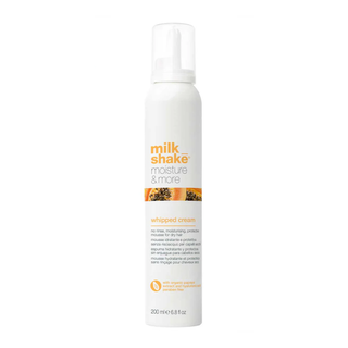 Milk Shake Moisture Plus Whipped Cream 200ml for dry hair hydration softness shine and frizz control