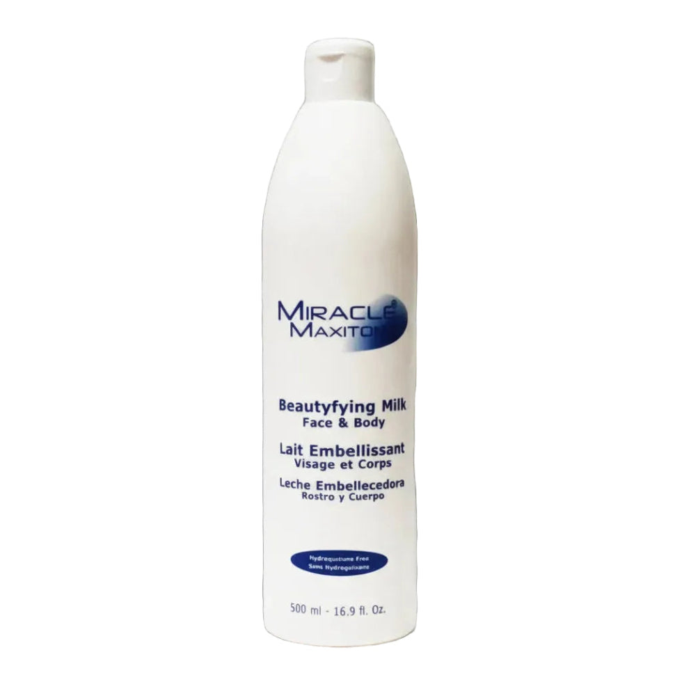Maxitone beautifying milk hydrates face and body for smooth soft glowing skin