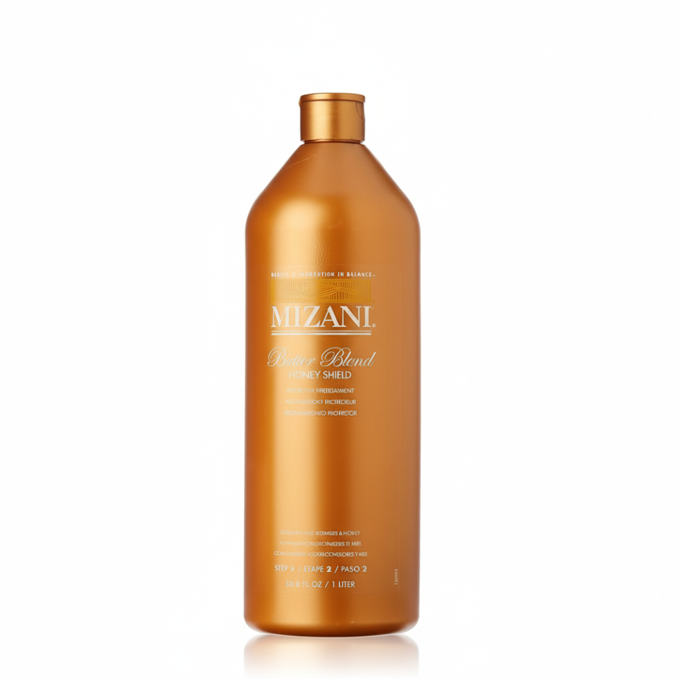 mizani butter blend honey shield 1l protective pre treatment conditioner relaxed hair care