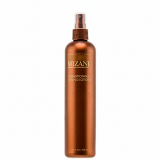 mizani setting lotion 400ml long lasting hold shine hair styling roller set product