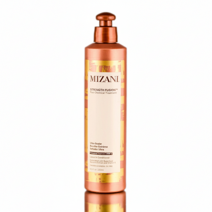 Mizani Strength Fusion Leave-In Conditioner 250ml | Heat Protect Strength Seal