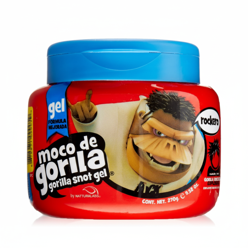 Moco De Gorila Rockero hair gel strong hold rock star hairstyles styling gel 9.52oz hair product