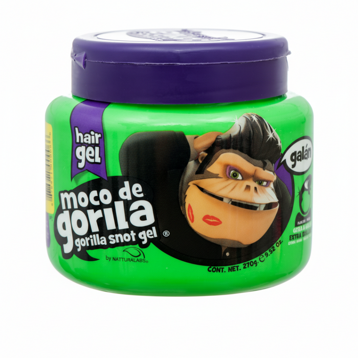 Moco de Gorila Galan hair gel extra shine long lasting strong hold styling gel 9.52 oz hair product