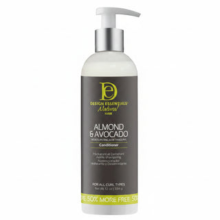 design essentials almond avocado conditioner moisturizing detangling soft smooth manageable hair