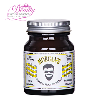 Morgan’s Beard & Moustache Wax 50g | Natural Hold & Nourishing Beard Balm